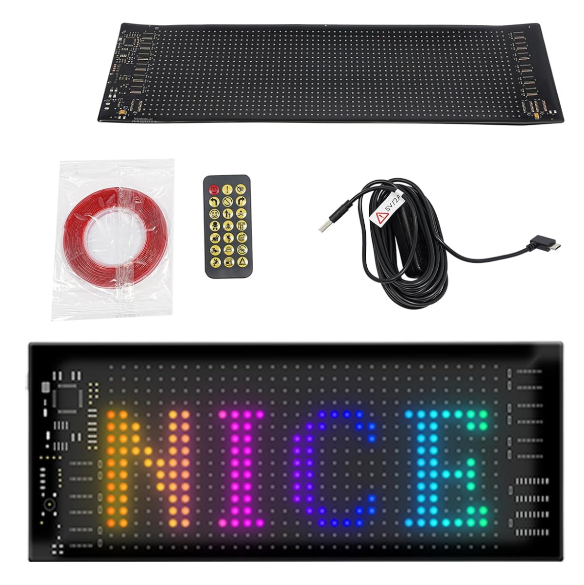 Miniatura 4 de Letrero LED Programable RGB 25cmx10cm